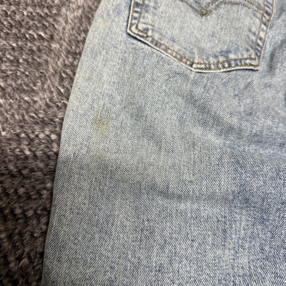 Levis Mens 511 Slim Fit Tapered Leg Jeans W30 L32 Light Wash Distressed Denim - Picture 16 of 16